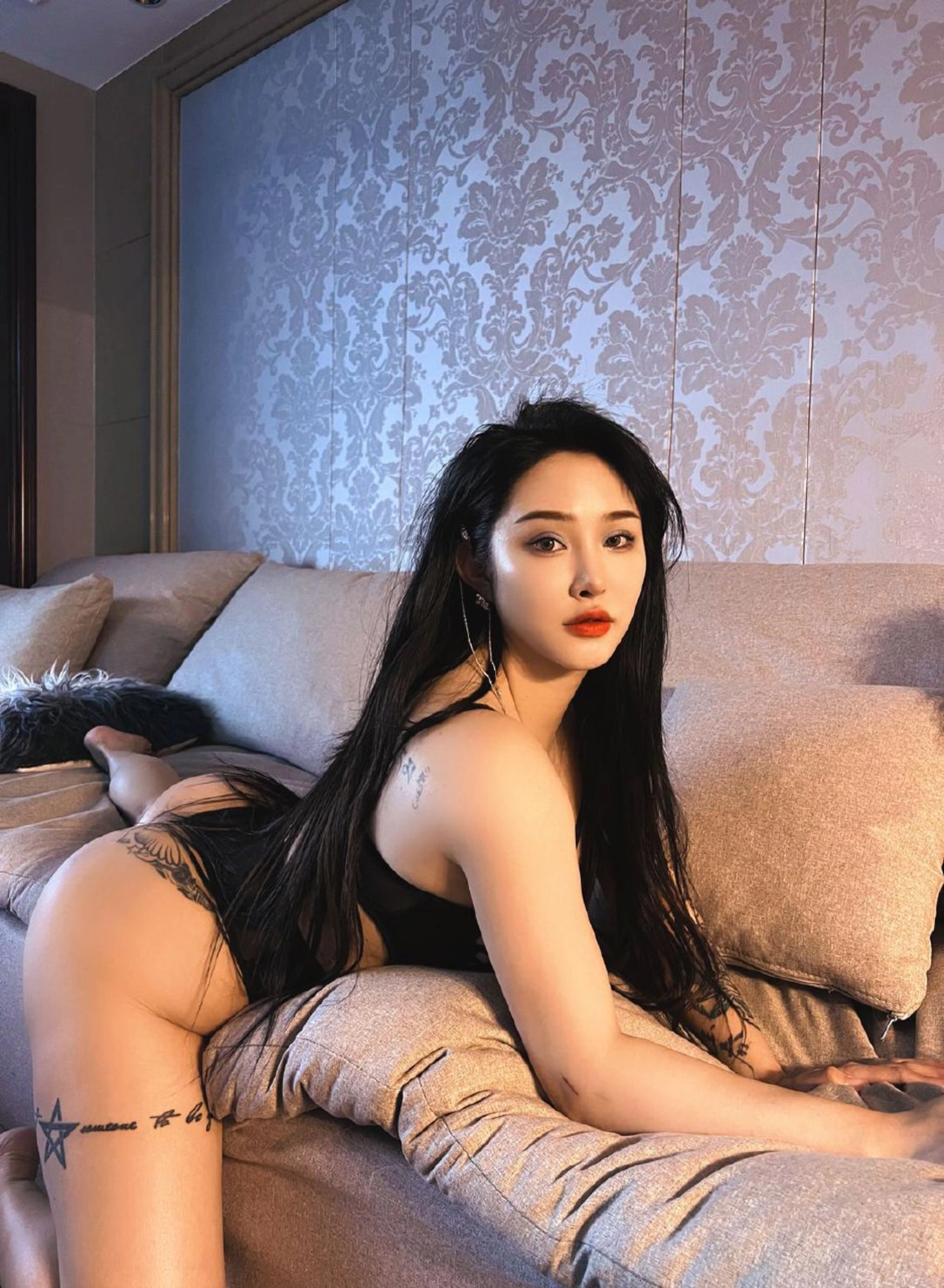 005.宋昱欣 – 微密圈系列 黑蝴蝶 2